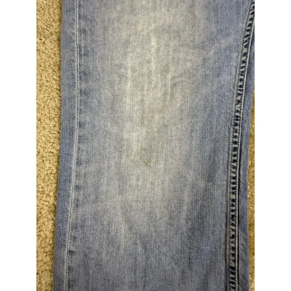 Levi's 559 Jeans Mens 36x30 Distressed Light Wash Denim Straight Leg 2016 A239